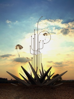 Абстрактный взрыв в настоящем мире обои