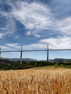 Мост над долиной обои