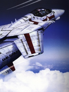 Реактивный самолёт будущего обои