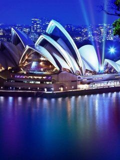 Здание оперного театра в Сиднее обои