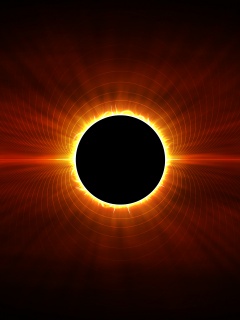Солнецное затмение обои