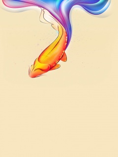 Золоая рыбка  обои