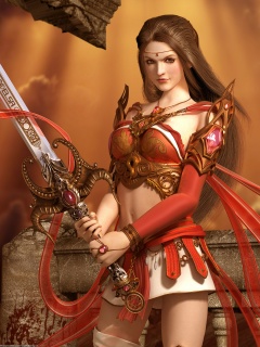 Красный доспех обои