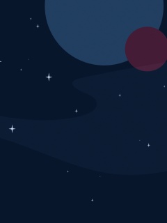 Рсиунок звёздного неба обои