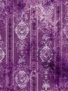 Старинные фиолетовые обои с узорами обои