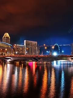 Ночной город обои