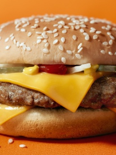 Сочный чизбургер обои