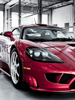 Суперкар бордового цвета обои