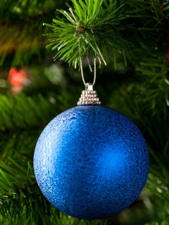 Шары на ёлке обои