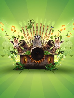 Музыка джунглей обои