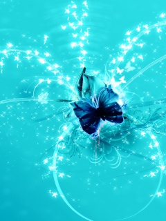 Волшебная бабочка обои