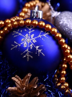 Новогодние украшения для елки обои