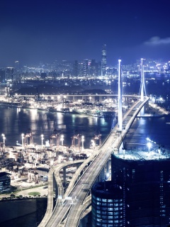 Ночная городская жизнь обои