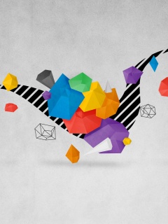 Полет абстрактной фантазии обои