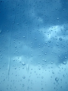 Капли на стекле обои