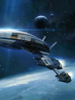 Корабль Normandy обои