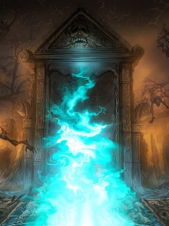 Демонические врата обои