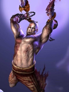 Кратос против монстра обои