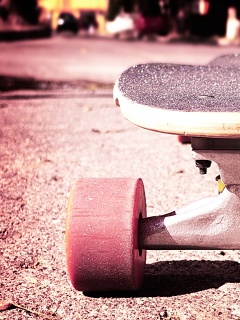 Скейтборд на солнце обои