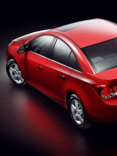 Шевроле Cruze красного цвета обои