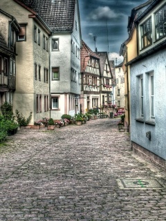 Старый городок обои