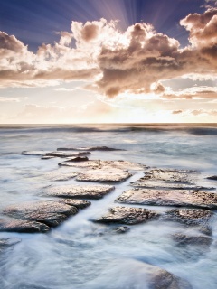 Море в HDR обои