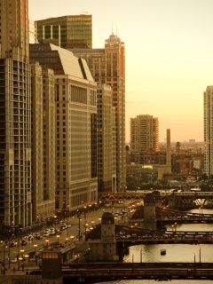 Улицы Чикаго обои