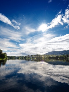 Норвежская река обои