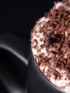 Кофе со сливками и шоколадом обои