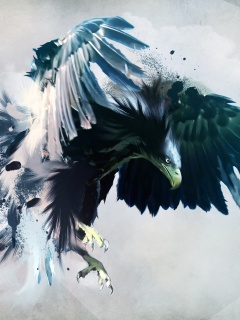 Скетч с орлом обои