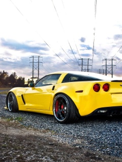 Chevrolet corvette обои