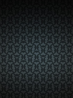 Черный извилистый узор обои