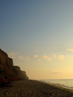 Уединенный пляж обои