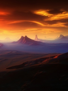 Инопланетный ландшафт обои