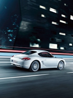 Porsche на трассе обои