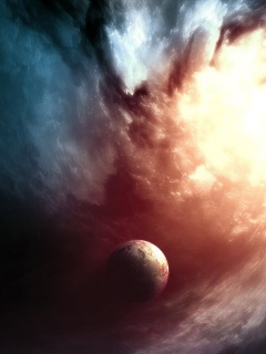 Космический вихрь обои