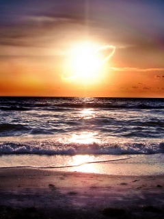 Морской закат обои