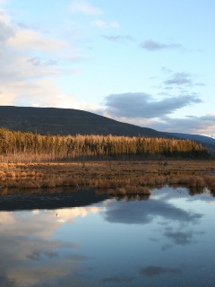 Осеннее озеро обои