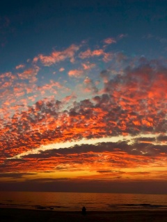 Изумитеьное закатное небо обои