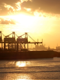 Грузовой порт обои