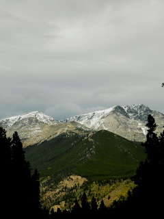 Вид на горы обои