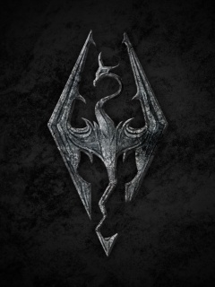 Логотип Skyrim обои
