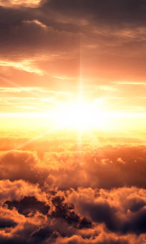 Небеса и солнце обои