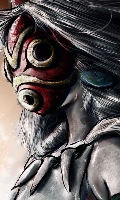 Страшная маска обои