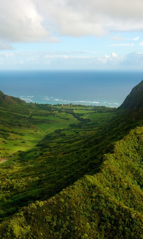 Горный хребет обои