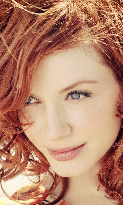 Рыжая красавица обои