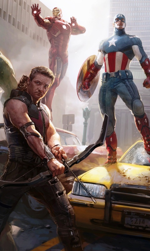 Арт к фильму Мстители обои