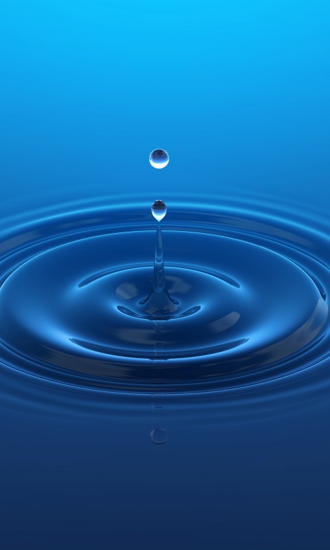 Упавшая капля обои