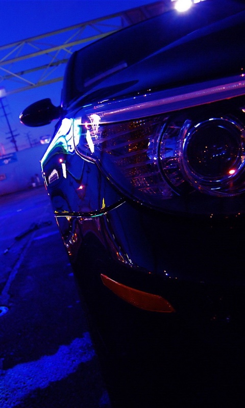 Ночная автомойка обои