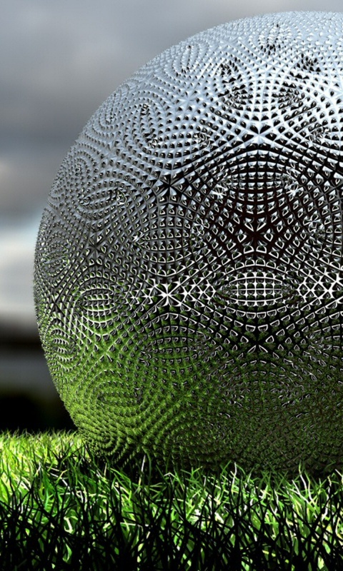 Металлический мяч для гольфа обои